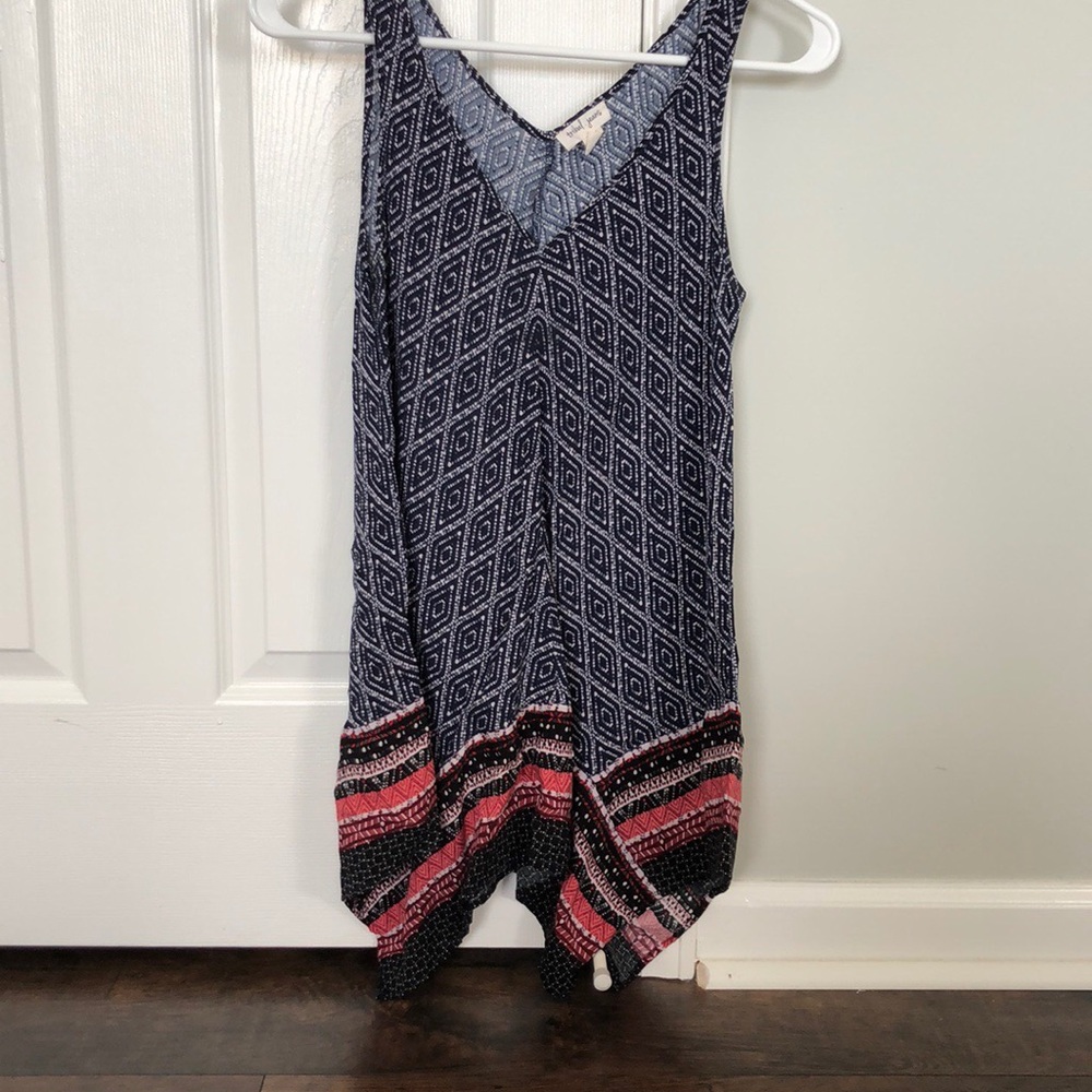 Navy blue tank top